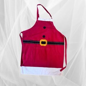 Festive Red Santa Apron